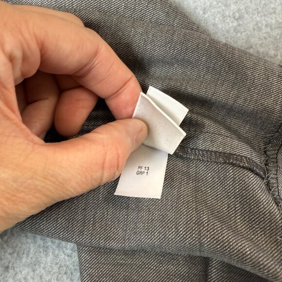 St John Womens Gray Trousers Pants Straight Leg‎ Wool Blend Office Slacks Size 8 - Picture 10 of 14